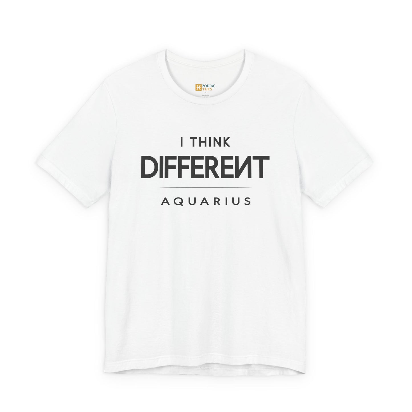 Aquarius I Think Different T-Shirt – Independent Zodiac Mindset Tee