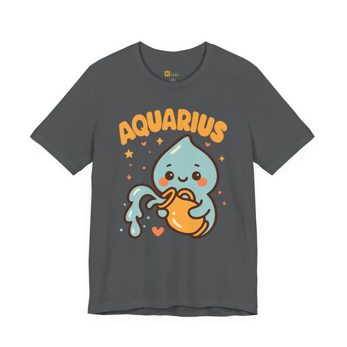 Aquarius Cute Water Bearer T-Shirt – Playful Zodiac Energy Tee