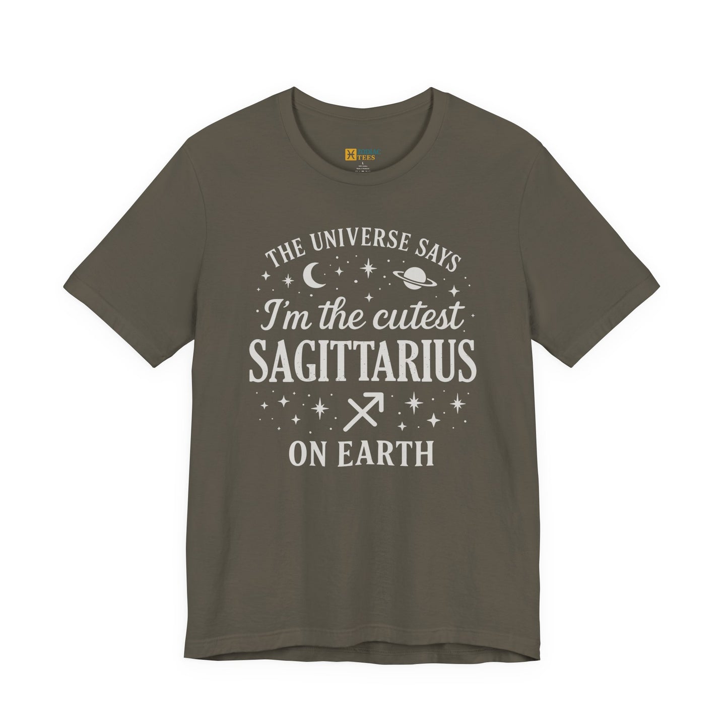 Cutest Sagittarius on Earth T-Shirt – Funny Zodiac Astrology Gift Tee