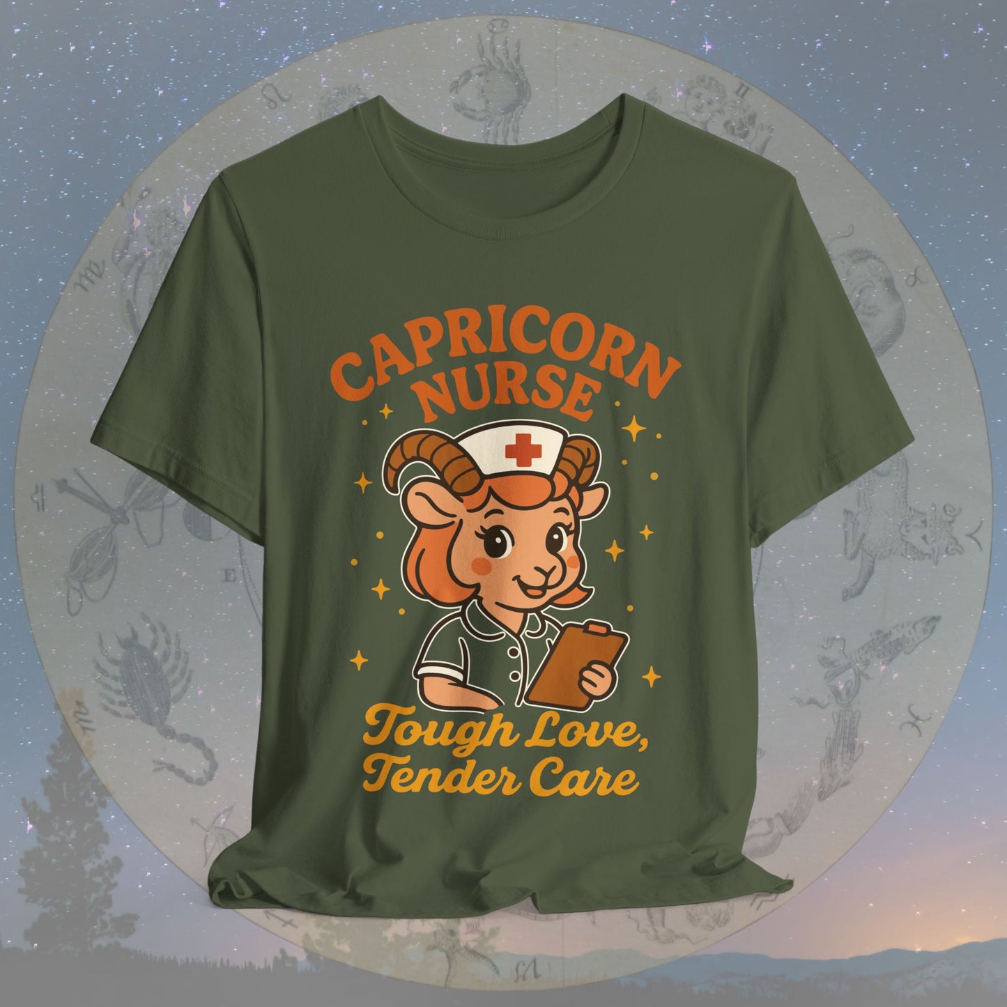 Tough Love Capricorn Nurse T-Shirt