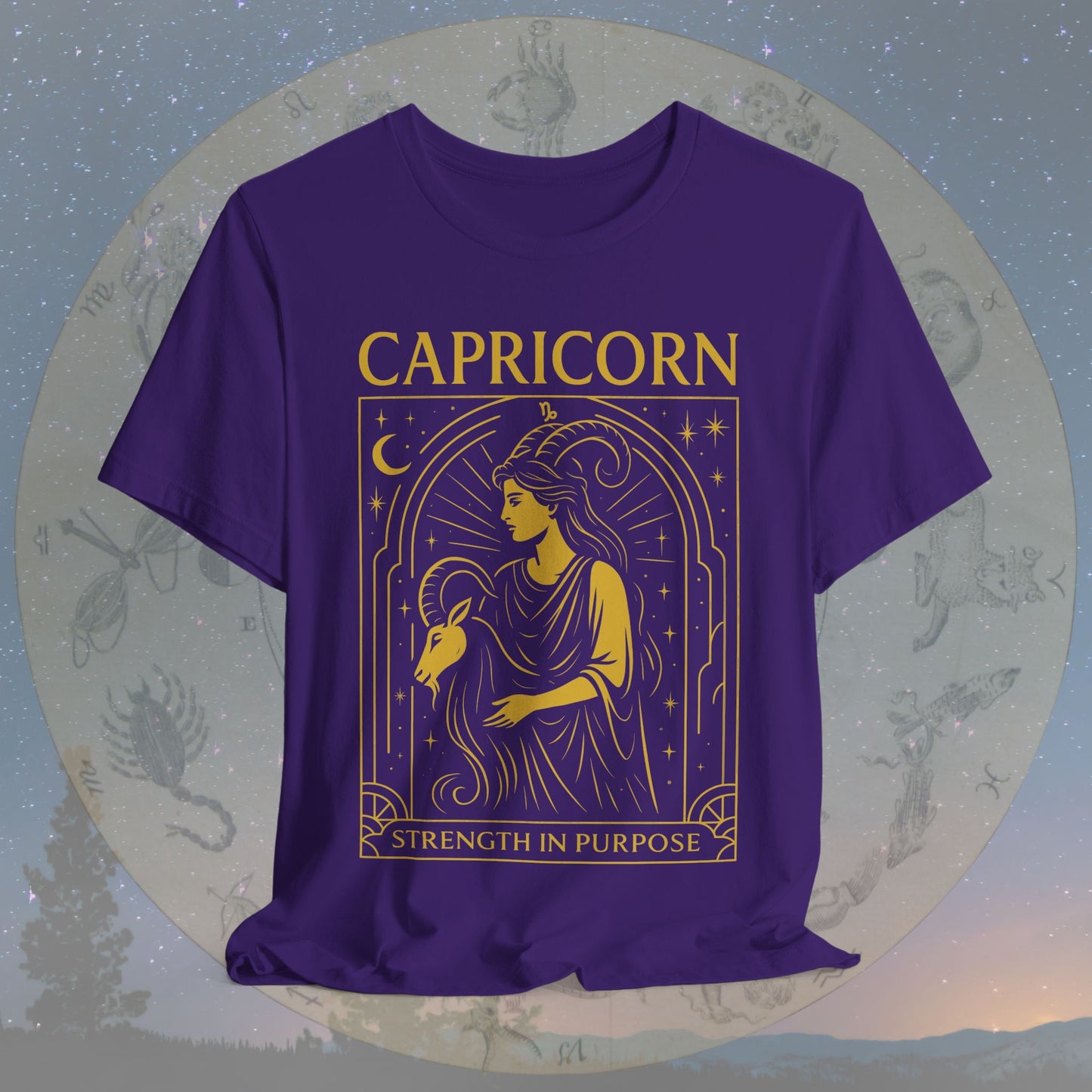 Resilient Strength in Purpose Capricorn T-Shirt
