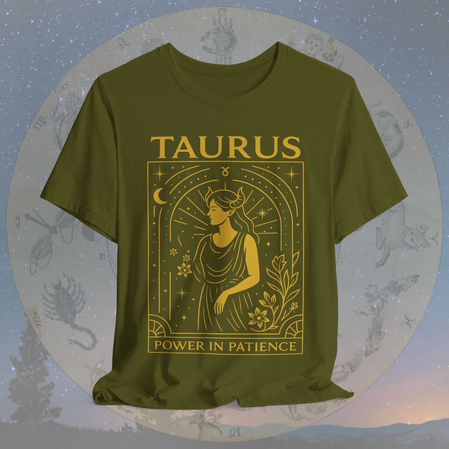 Grounded Power in Patience Taurus T-Shirt
