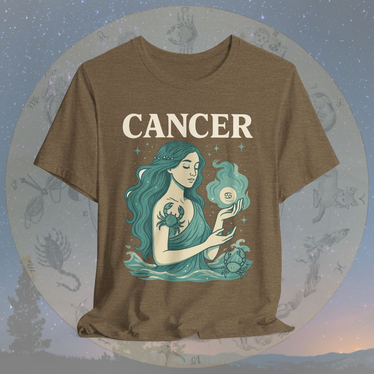 Calm Within the Waves Cancer T-Shirt
