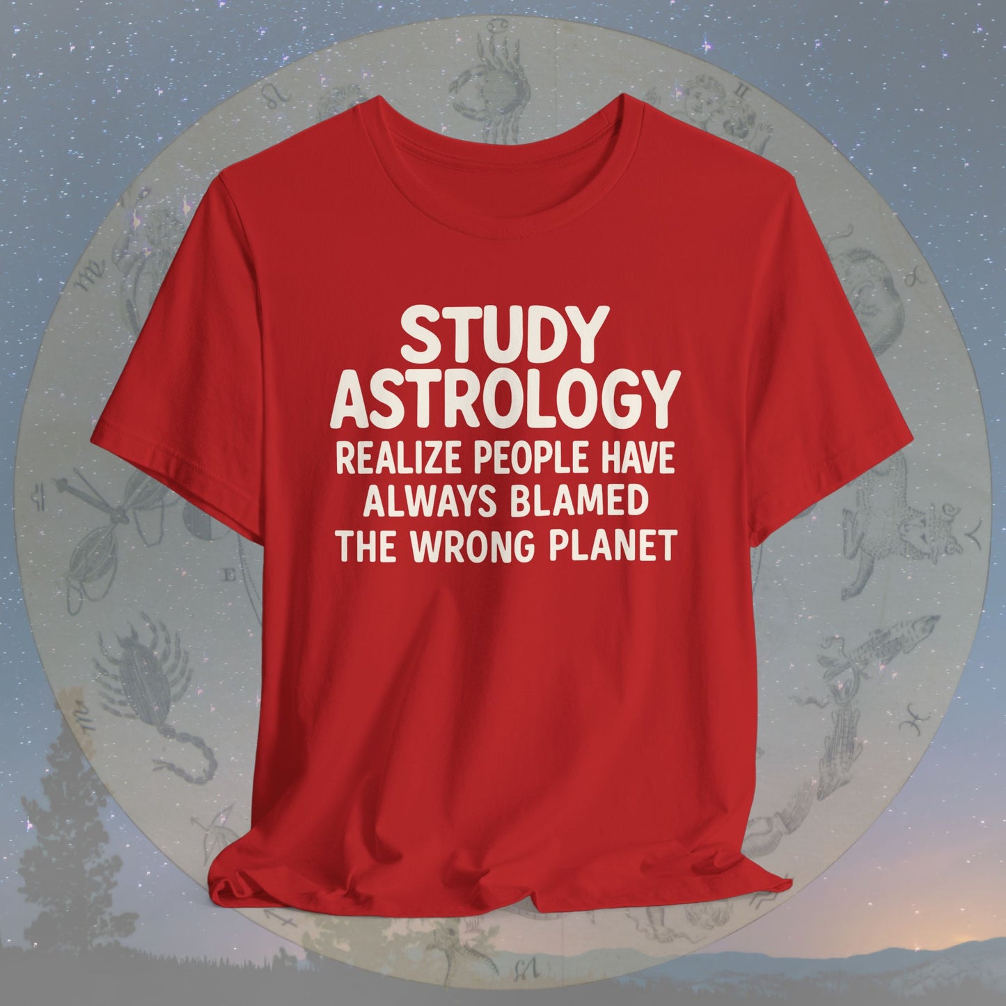 Study Astrology Wrong Planet T-Shirt
