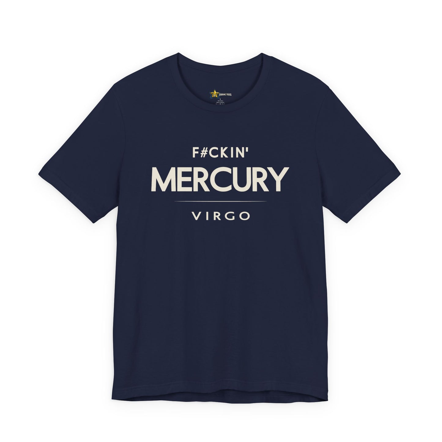 Virgo Minimal No-Nonsense T-Shirt – F#ckin’ Mercury Tee