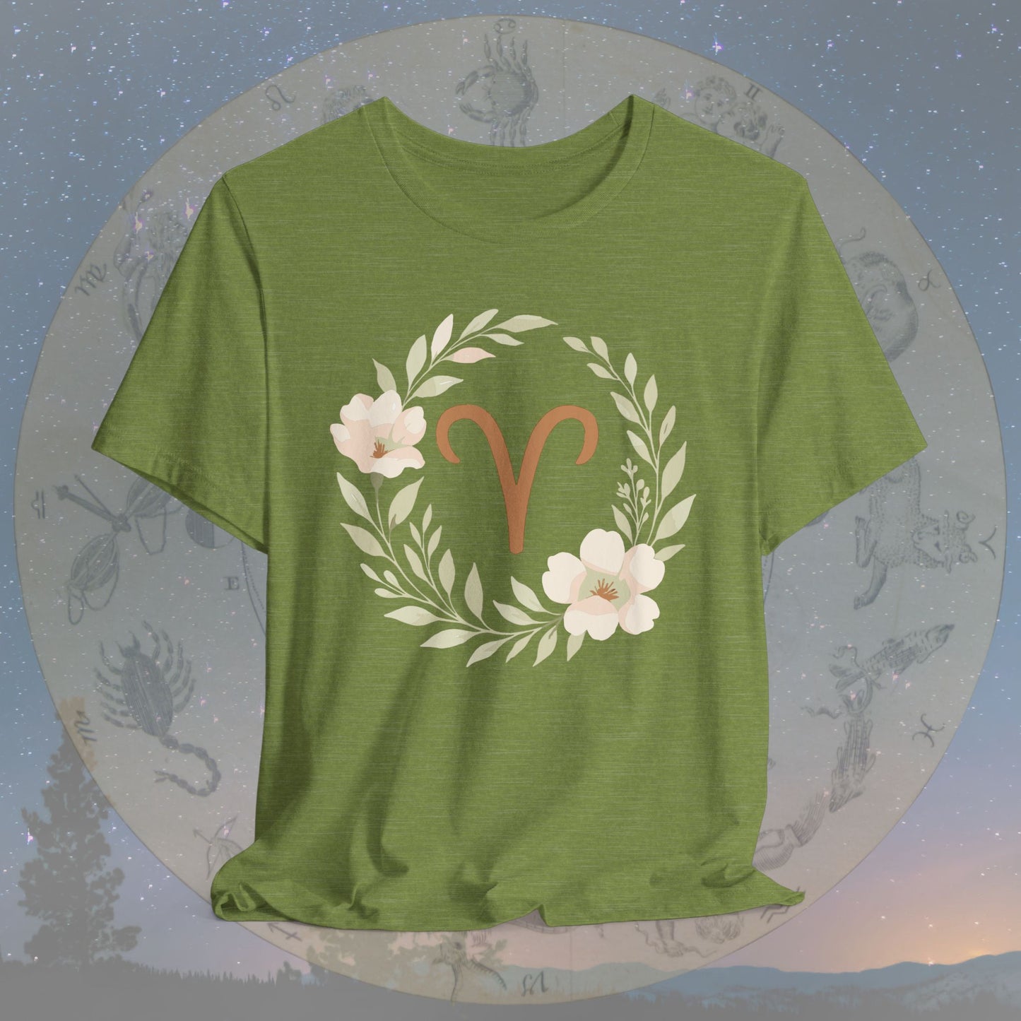 Bold Blooming Spirit Aries T-Shirt