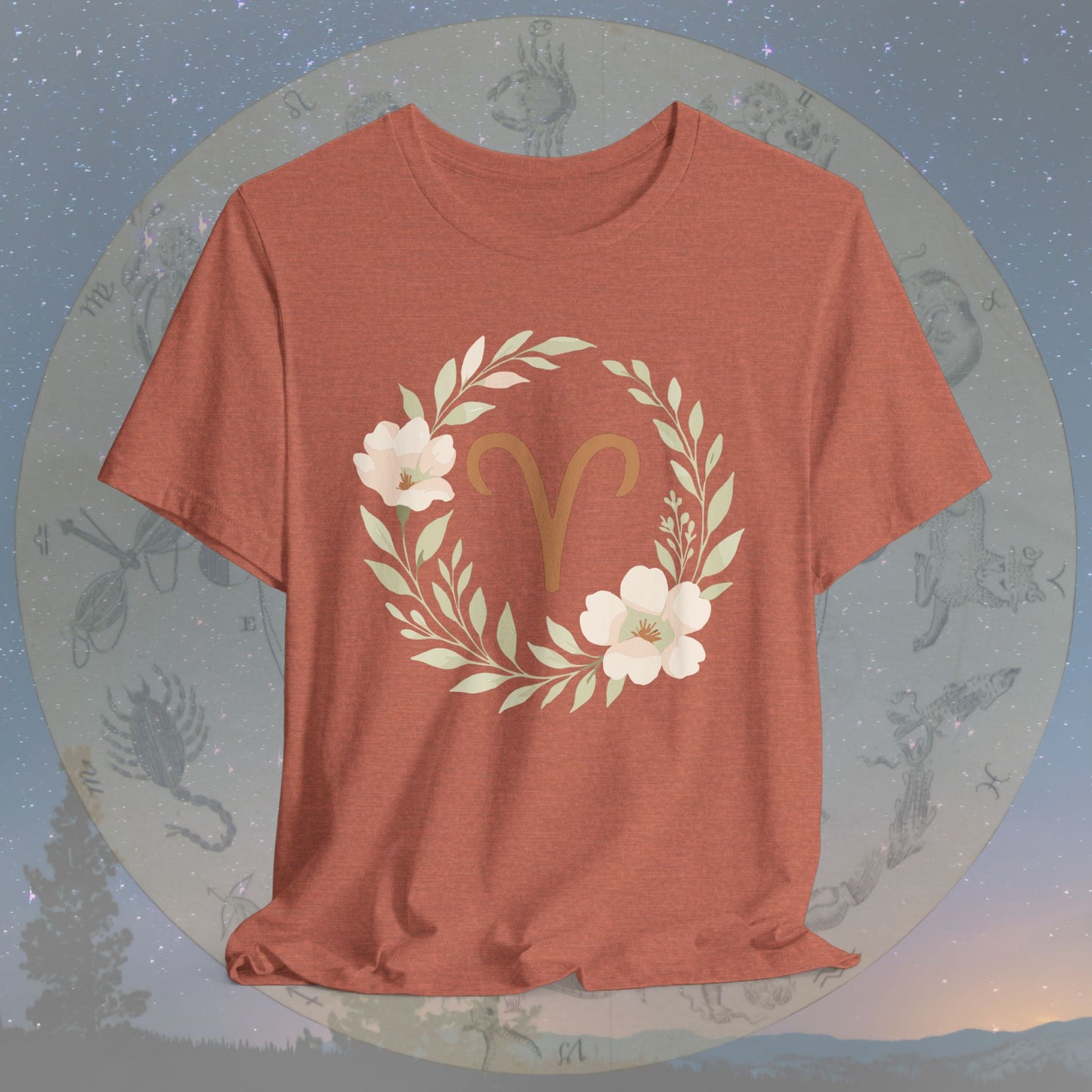 Bold Blooming Spirit Aries T-Shirt