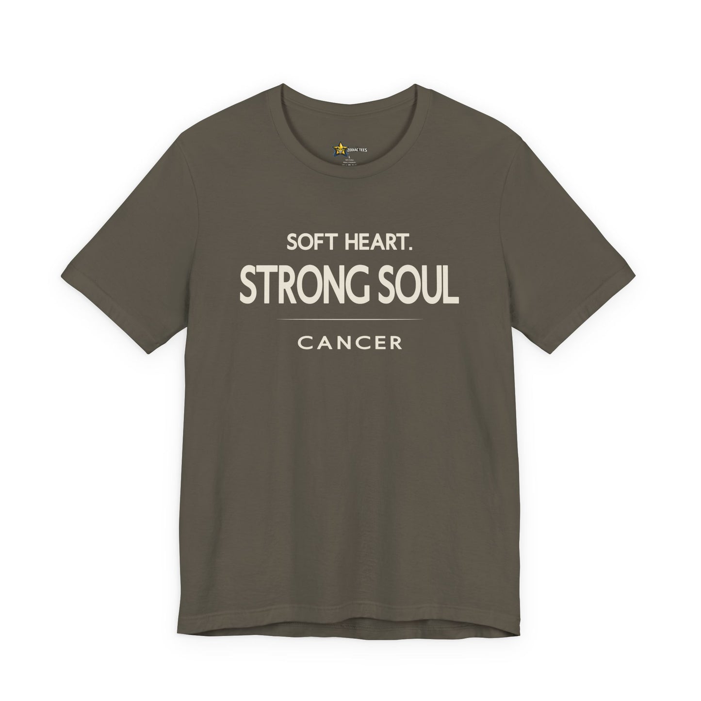 Cancer Loyal Zodiac T-Shirt – Soft Heart Strong Soul Tee
