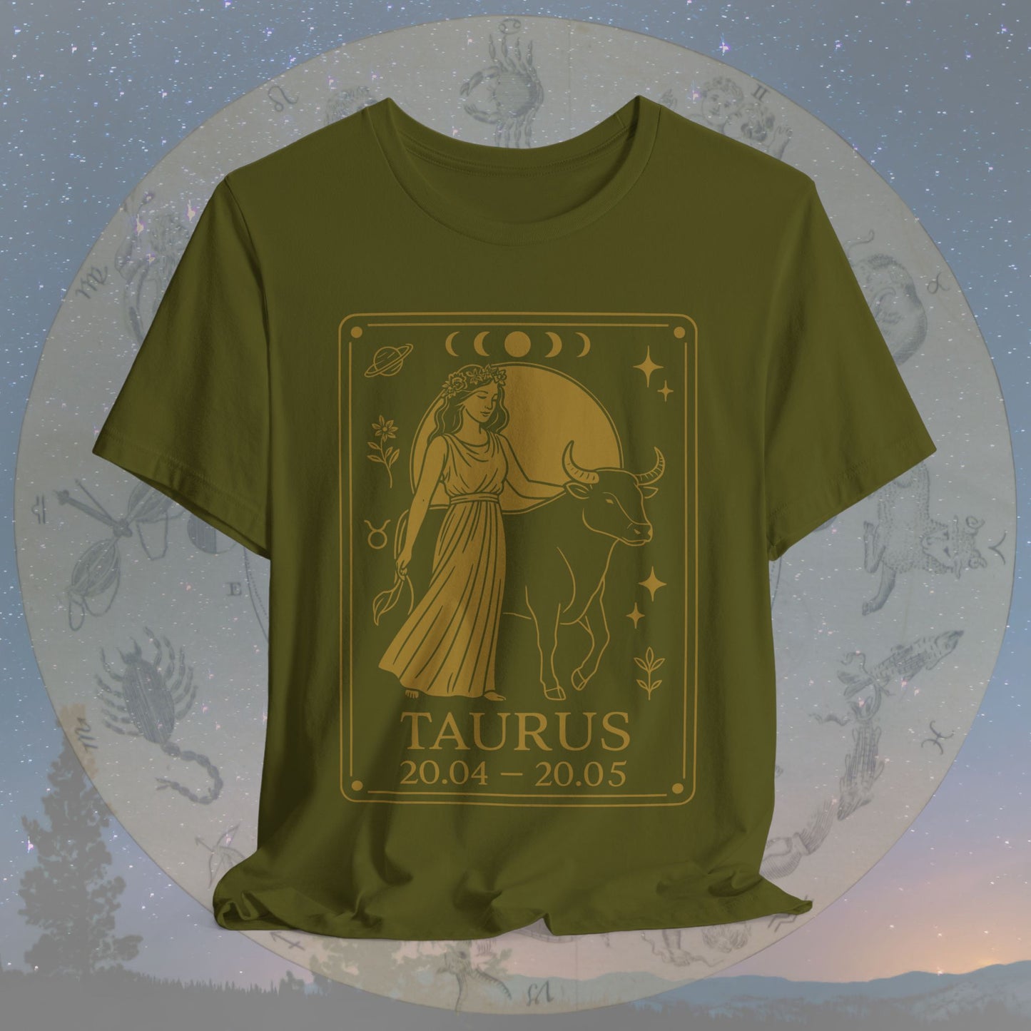 Mystic Earth Taurus Zodiac T-Shirt