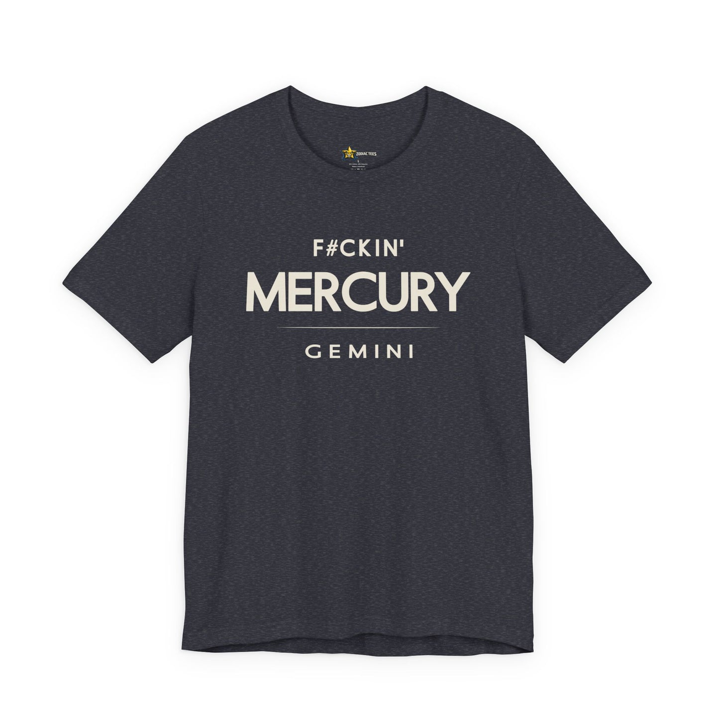 Gemini Bold Attitude T-Shirt – F#ckin’ Mercury Zodiac Tee
