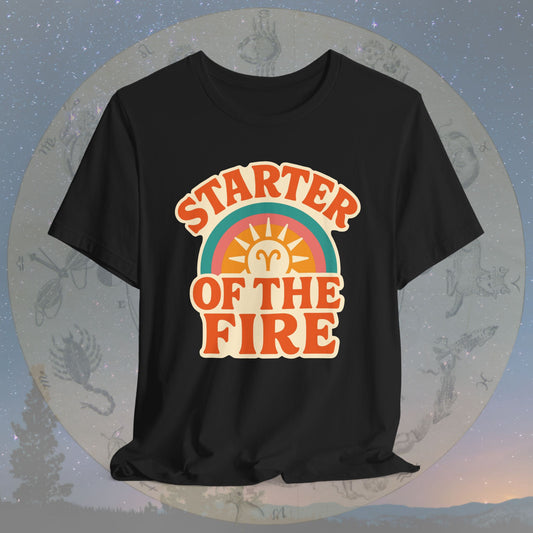 Starter of the Fire – Zodiac Couple Aries T-Shirt