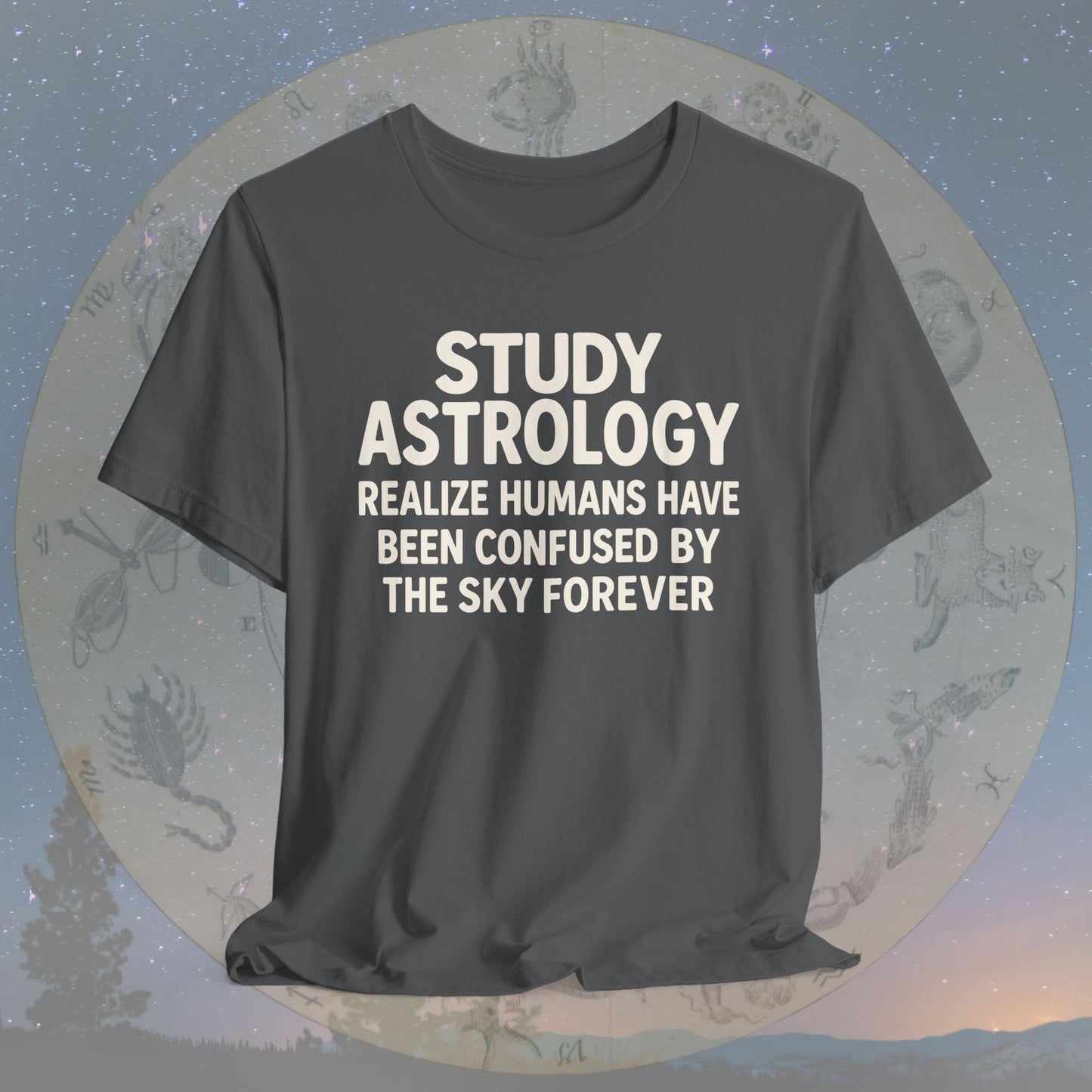 Study Astrology Confused by the Sky T-Shirt