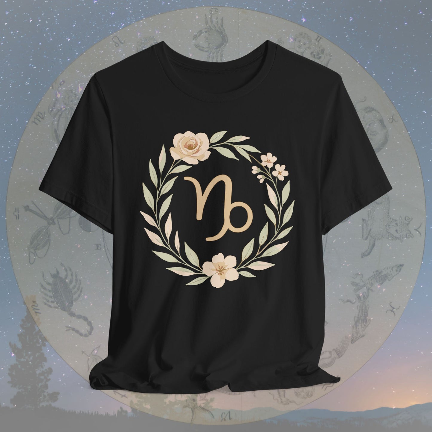 Elegant Earthly Grace Capricorn T-Shirt
