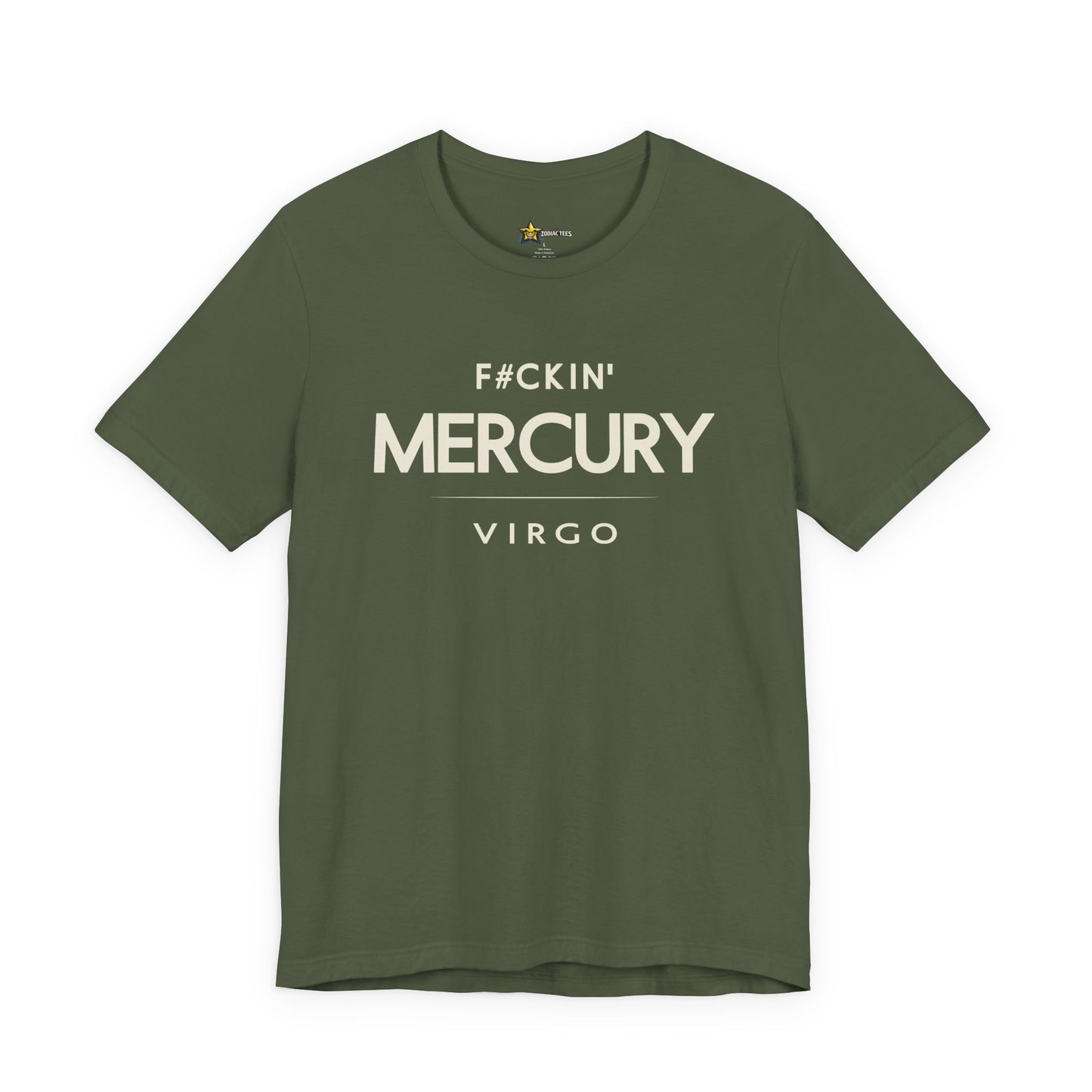 Virgo Minimal No-Nonsense T-Shirt – F#ckin’ Mercury Tee