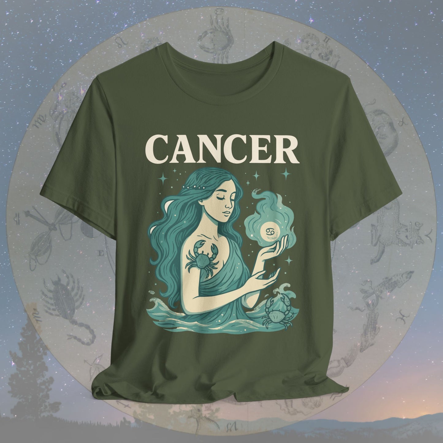 Calm Within the Waves Cancer T-Shirt