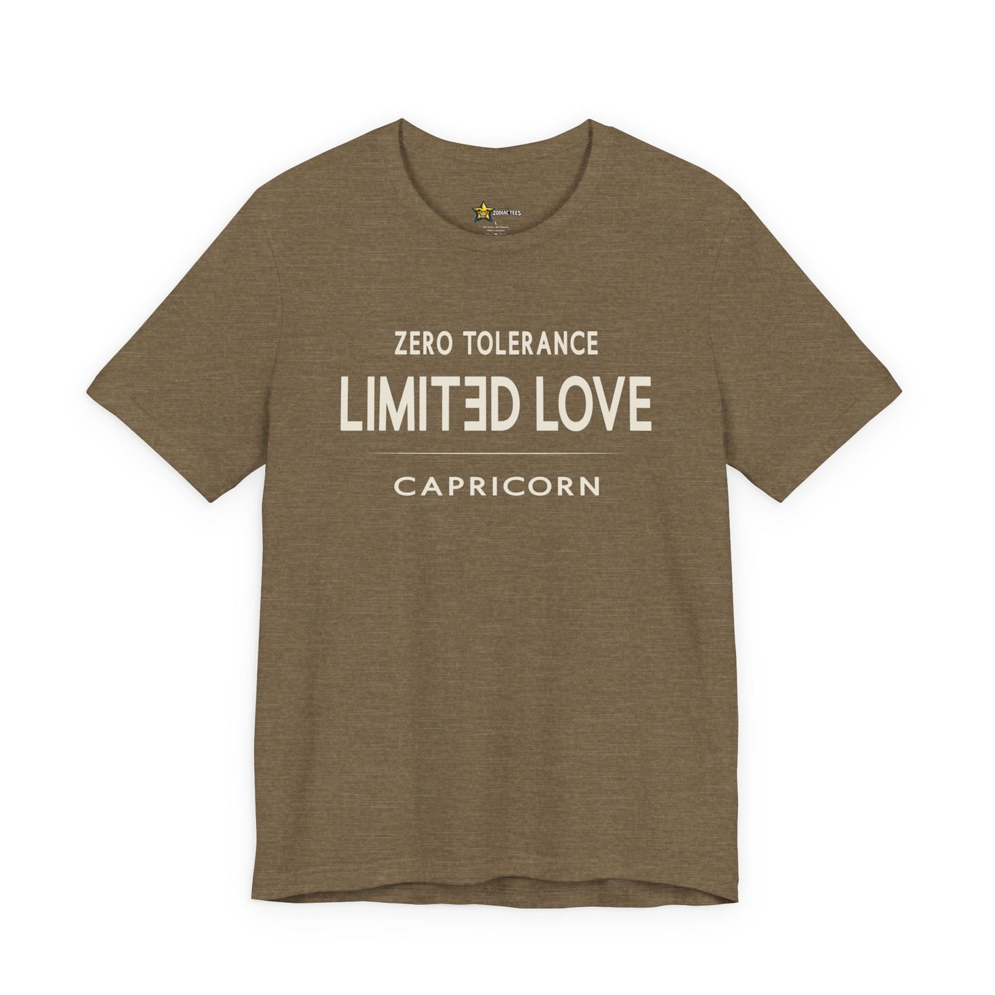 Capricorn Cold Attitude Zodiac Tee – Limited Love T-Shirt