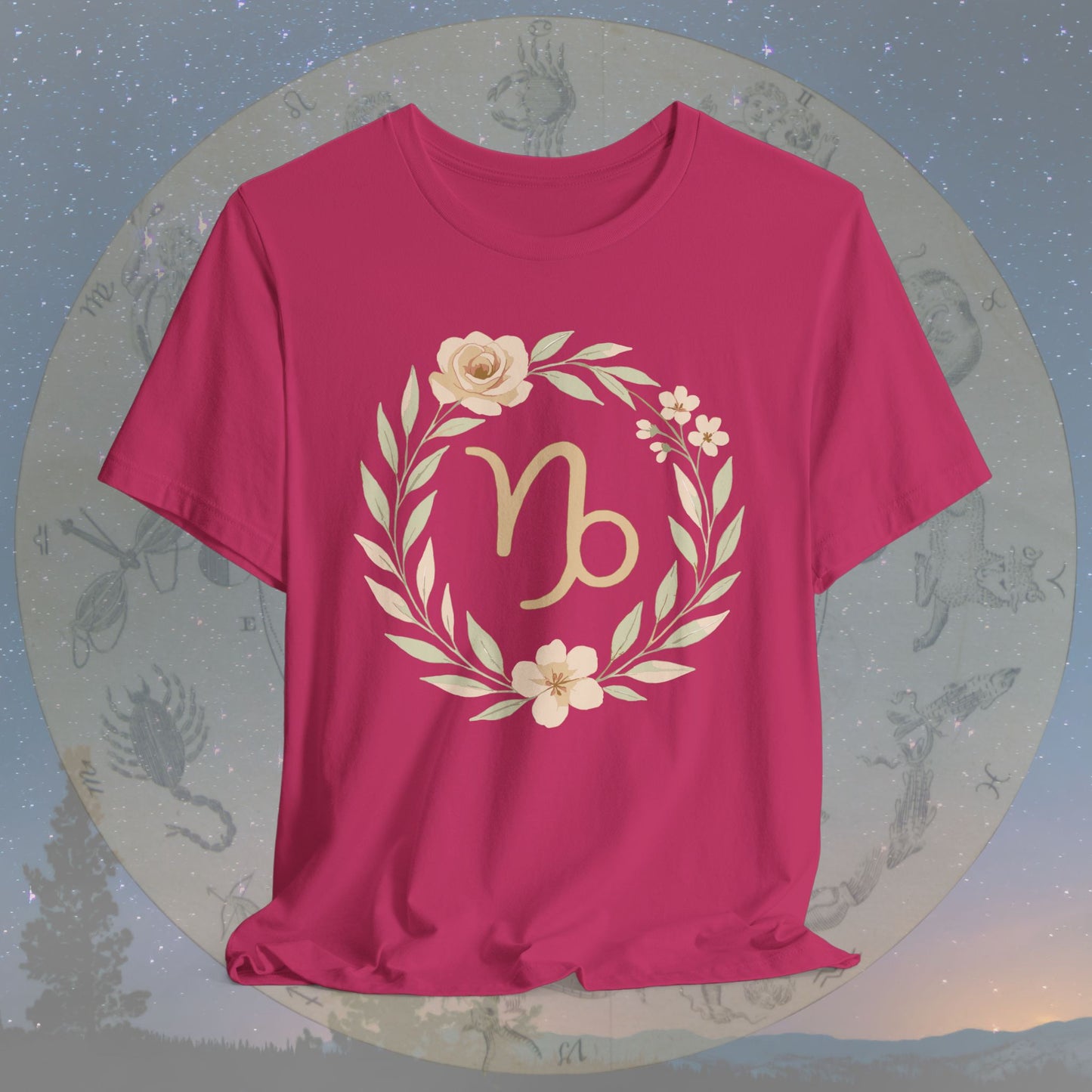 Elegant Earthly Grace Capricorn T-Shirt