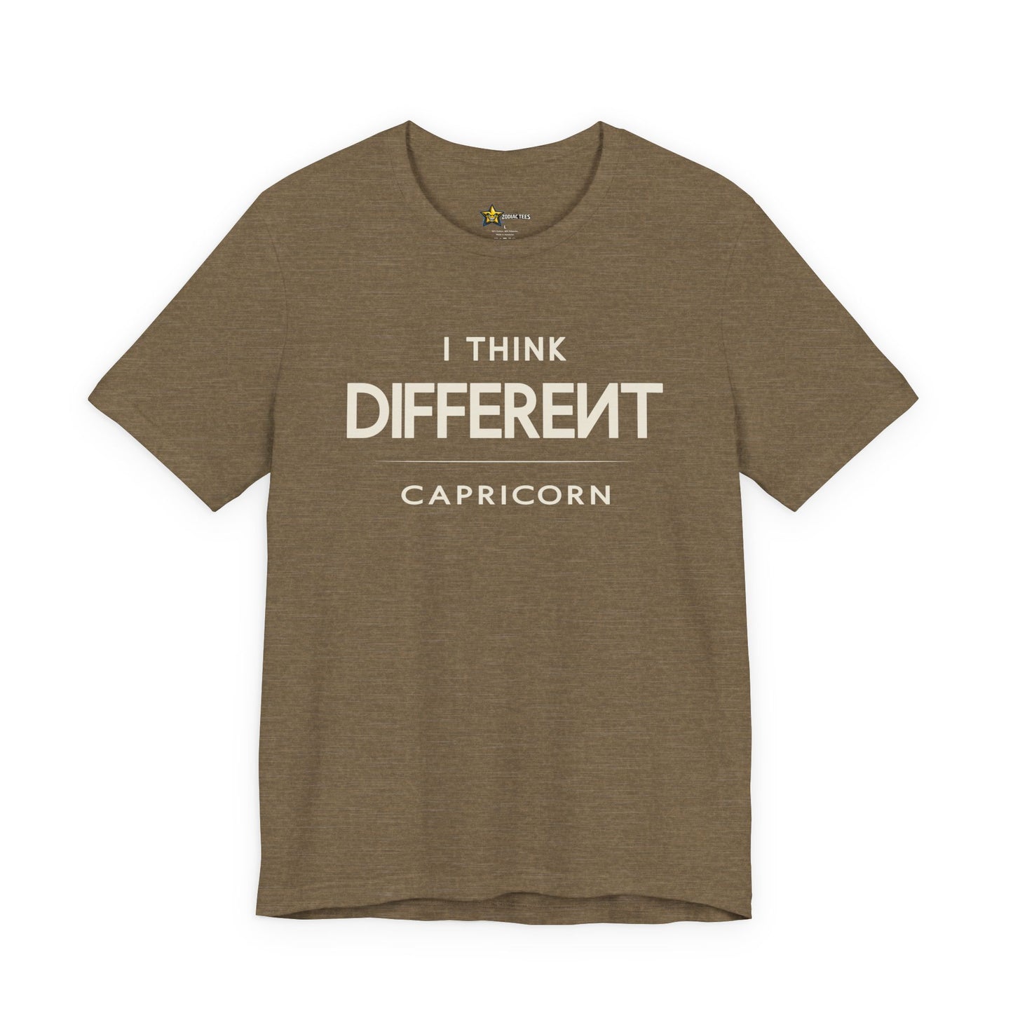 Capricorn I Think Different T-Shirt