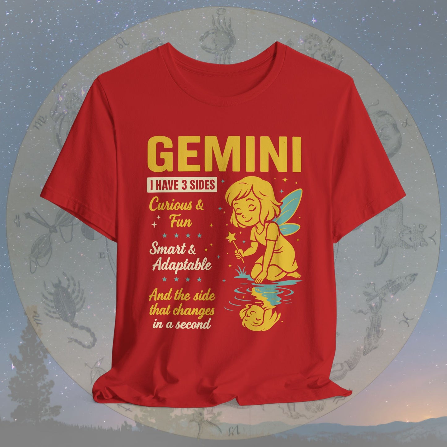 I Have 3 Sides – Playful Spirit Gemini T-Shirt