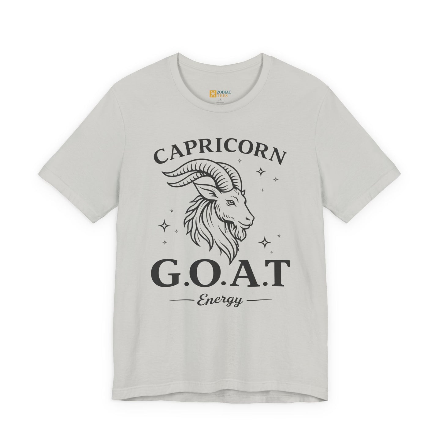 Capricorn G.O.A.T Energy T-Shirt – Greatest of All Time Zodiac Tee