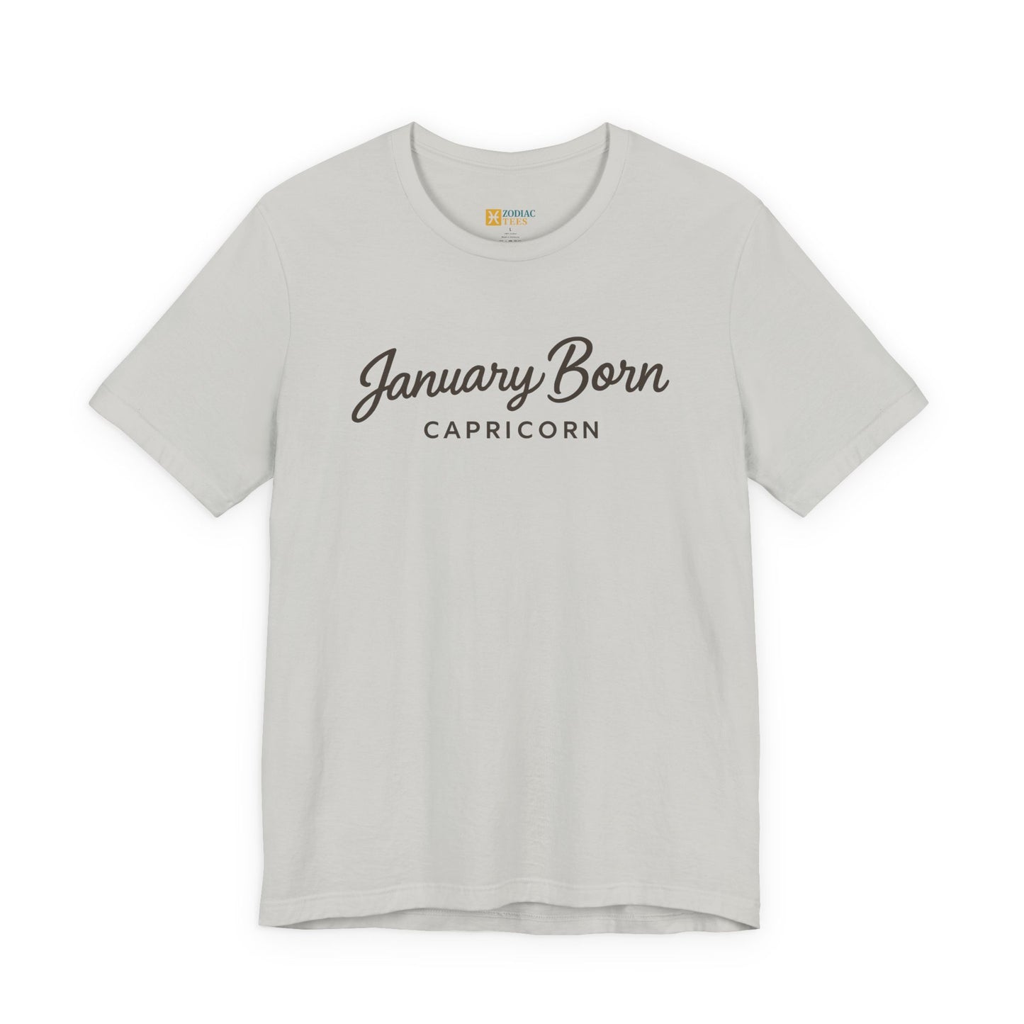 January Born Capricorn T-Shirt – Birthday Zodiac Energy Tee
