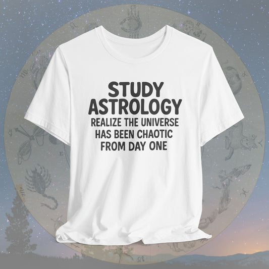 Study Astrology Chaotic Universe T-Shirt