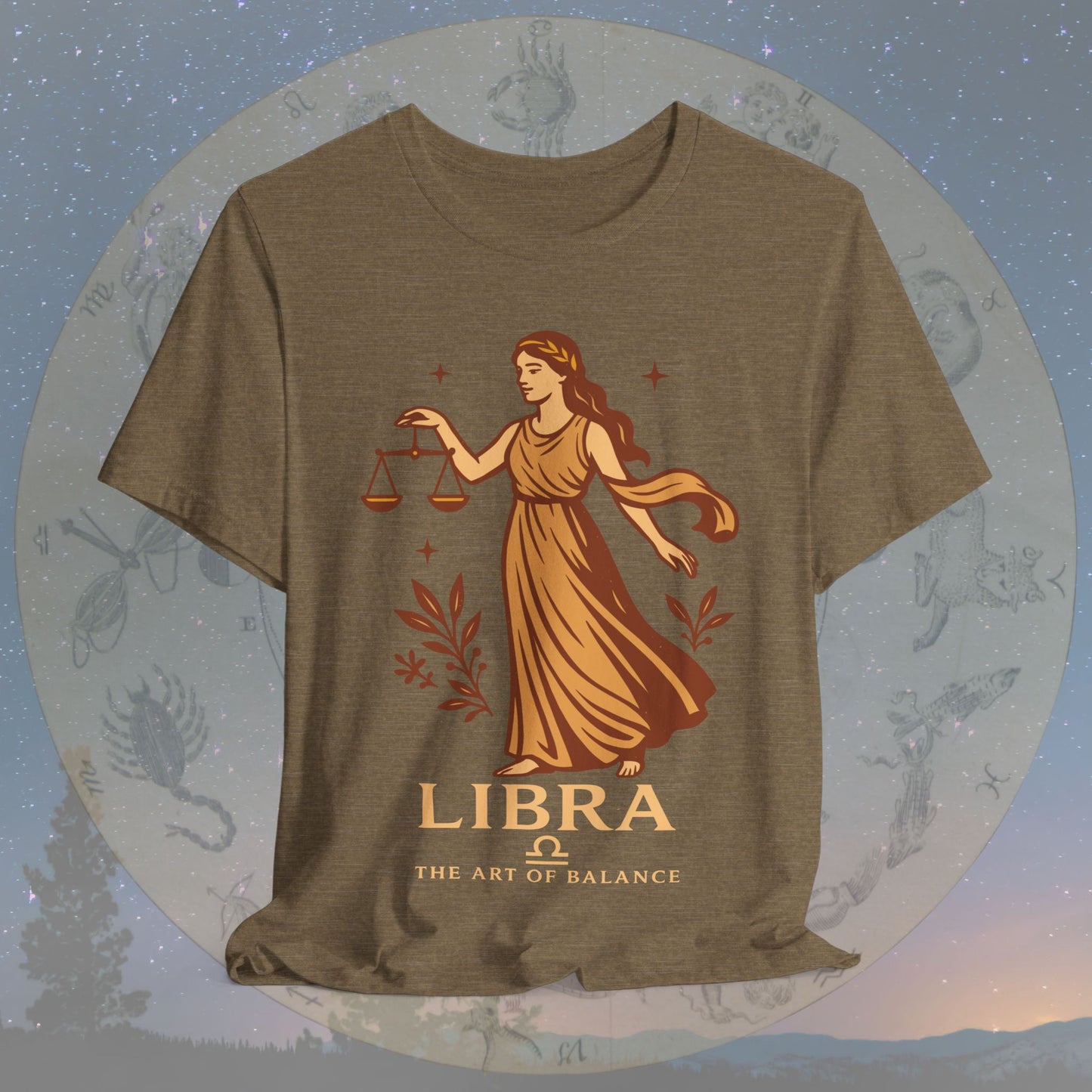 Elegant Art of Balance Libra T-Shirt