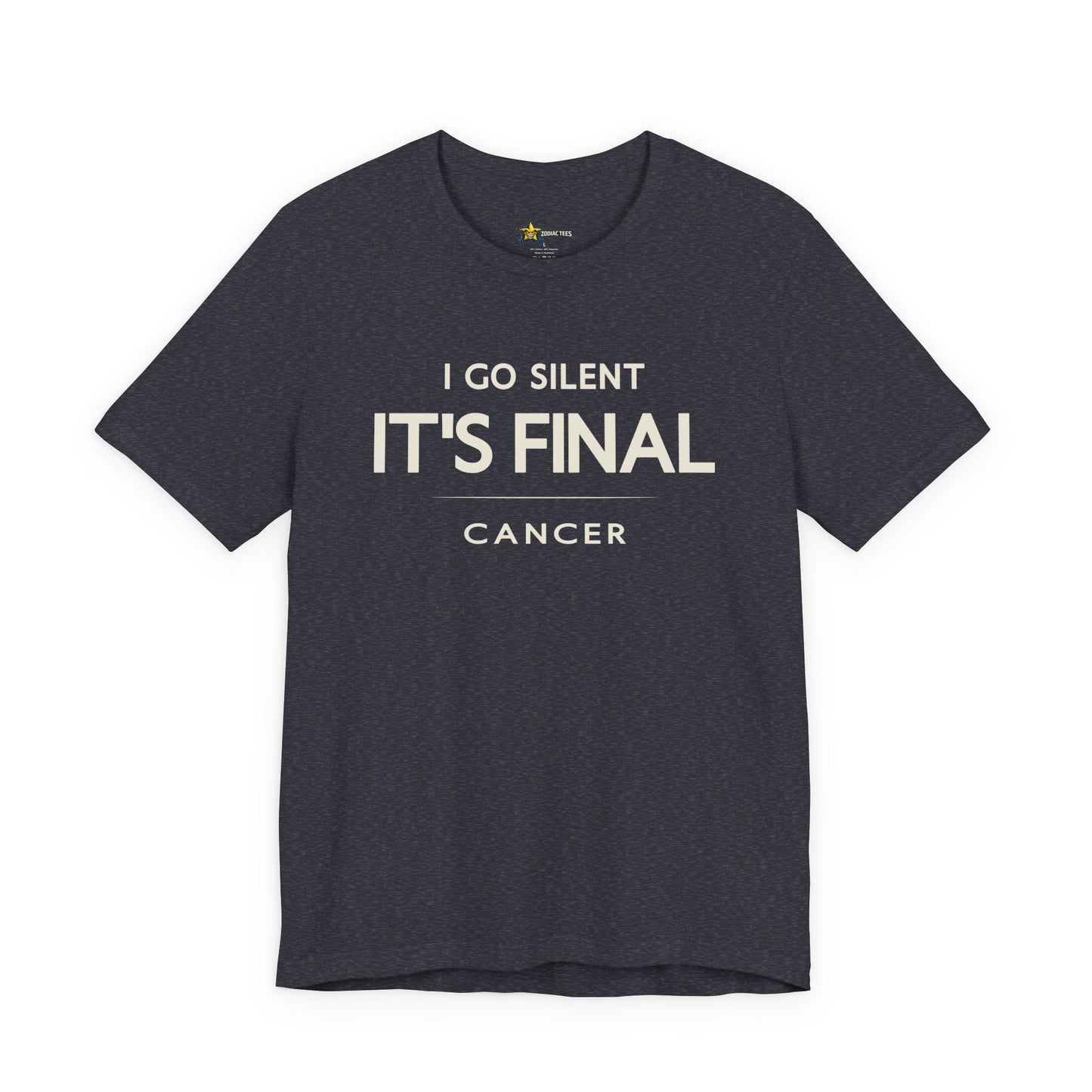 Cancer I Go Silent It’s Final T-Shirt