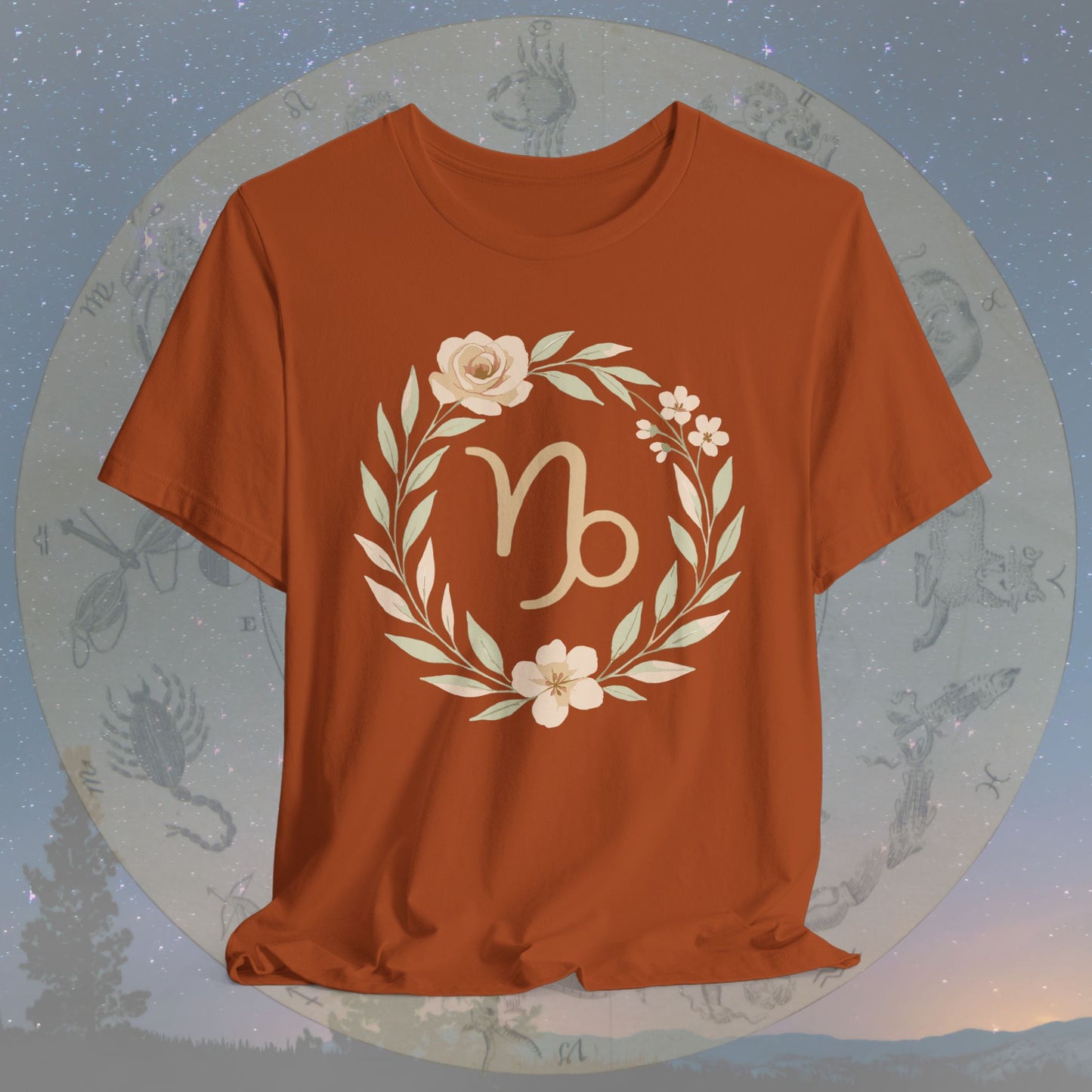 Elegant Earthly Grace Capricorn T-Shirt