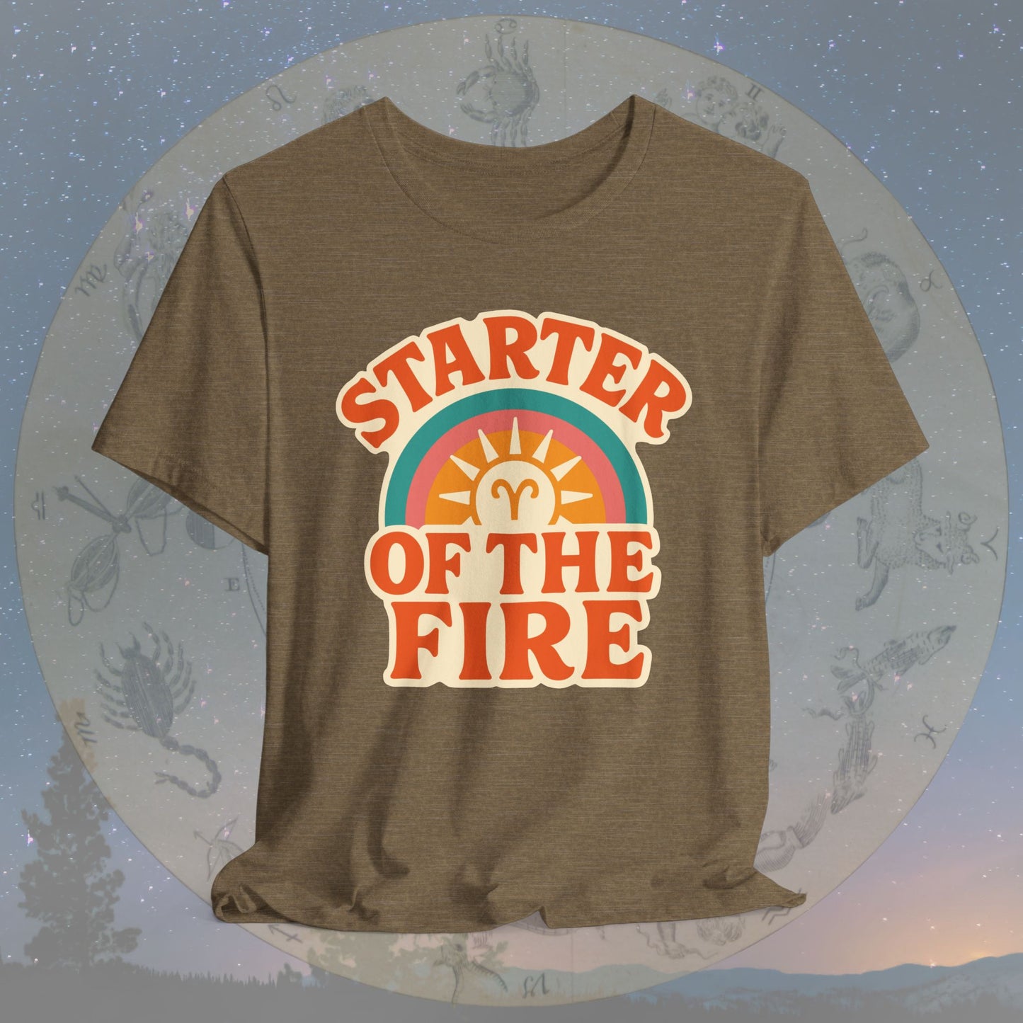 Starter of the Fire – Zodiac Couple Aries T-Shirt
