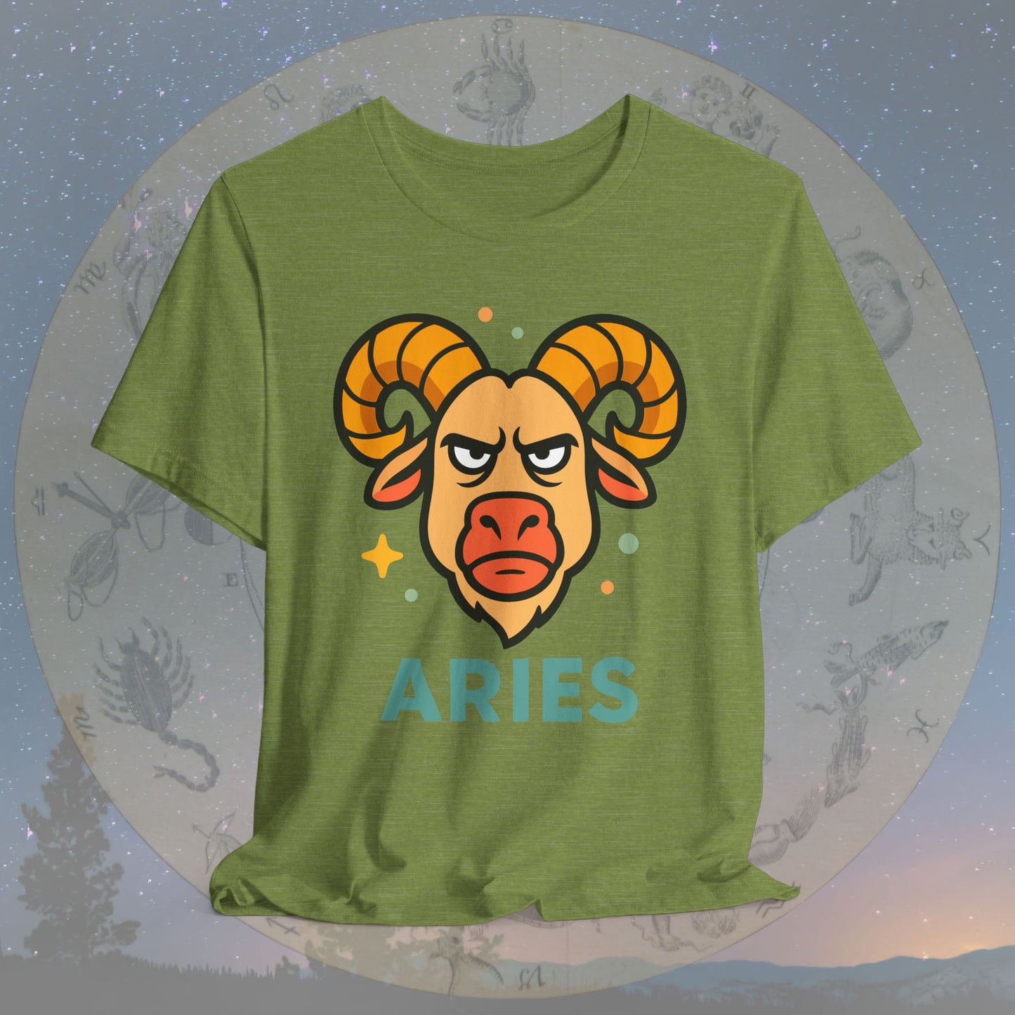 Determined Aries Zodiac Sign T-Shirt