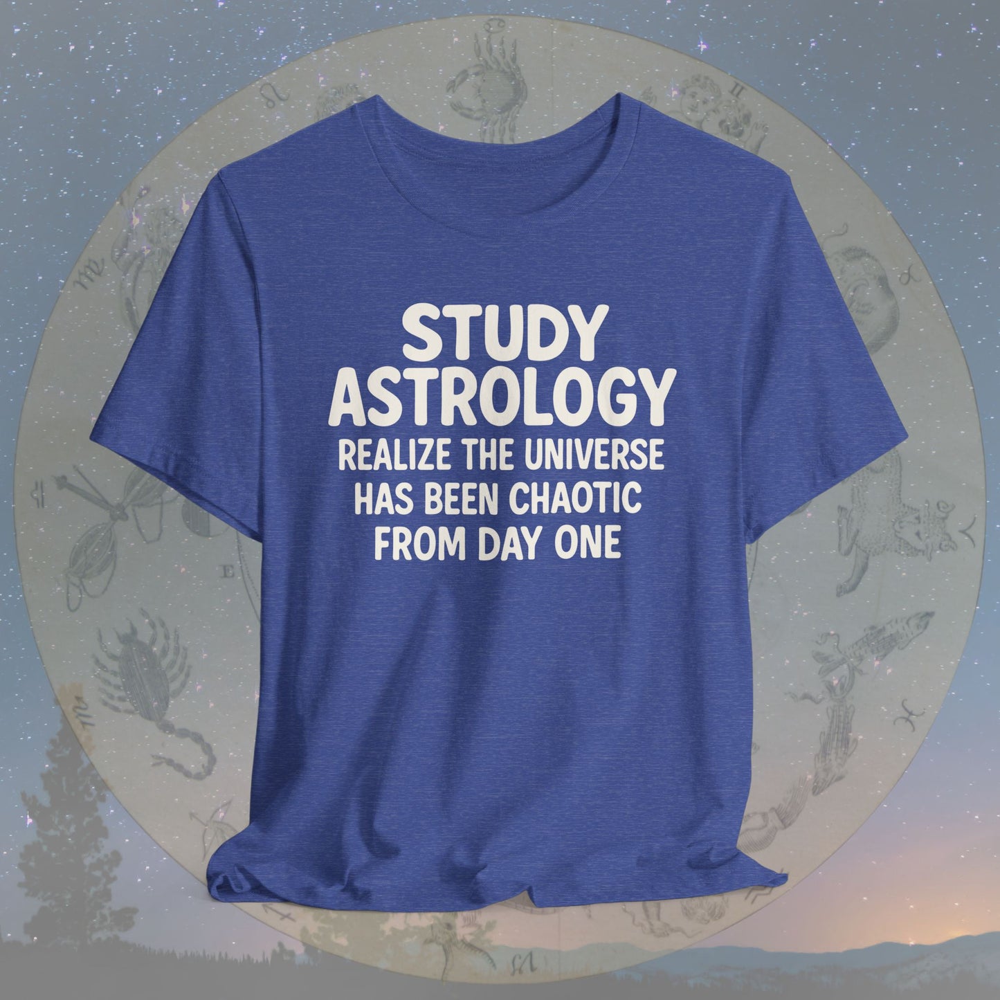 Study Astrology Chaotic Universe T-Shirt