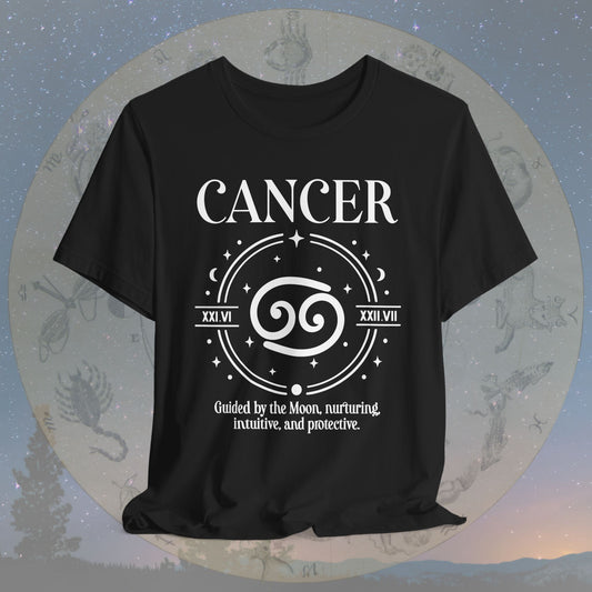 Classic Cancer Zodiac Sign T-Shirt