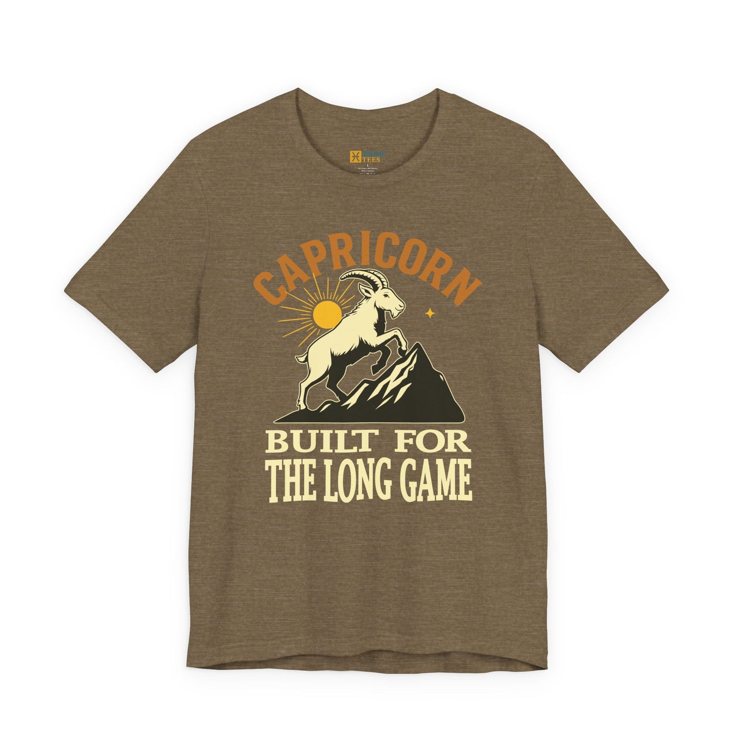 Capricorn Built for the Long Game T-Shirt – Long-Term Energy Tee