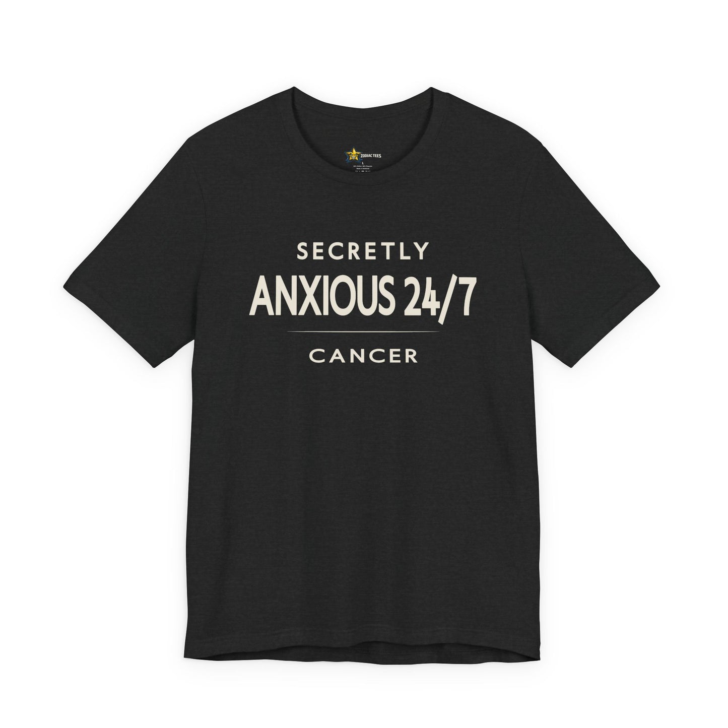Cancer Clean Attitude T-Shirt – Secretly Anxious 24/7 Tee