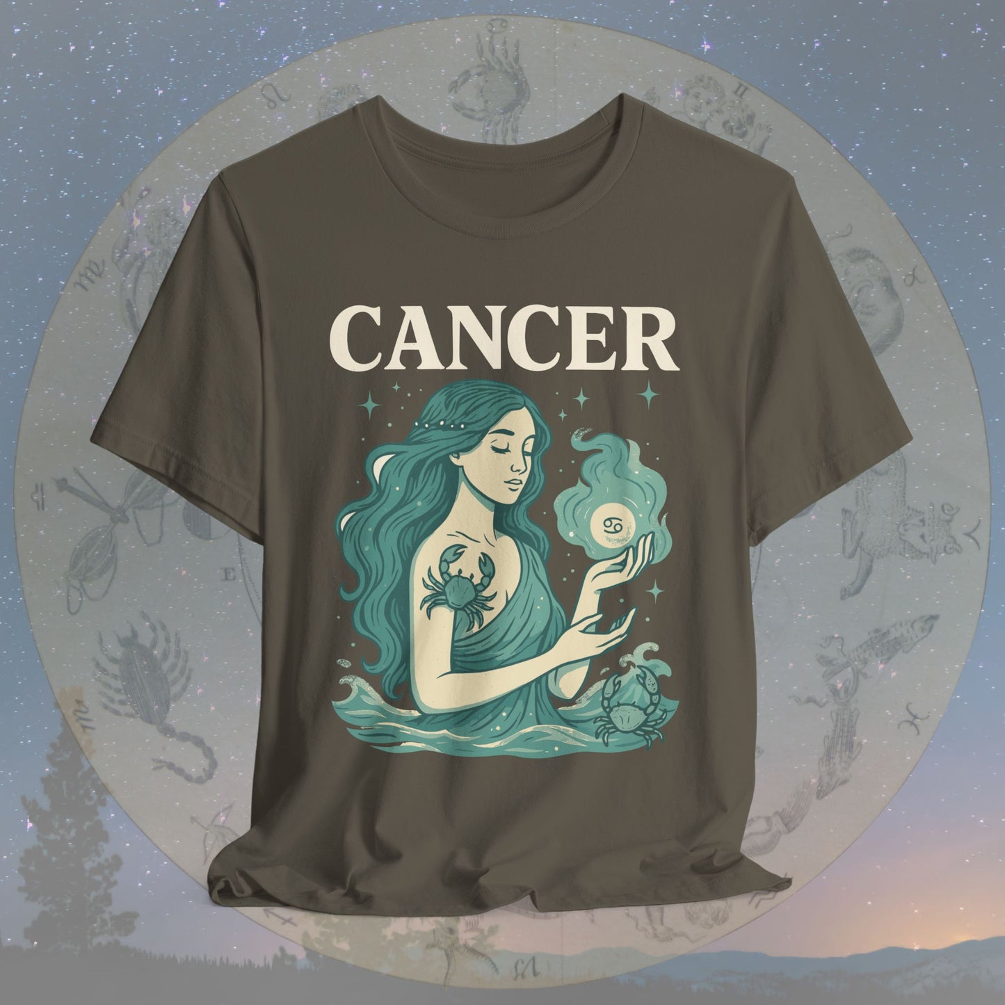 Calm Within the Waves Cancer T-Shirt