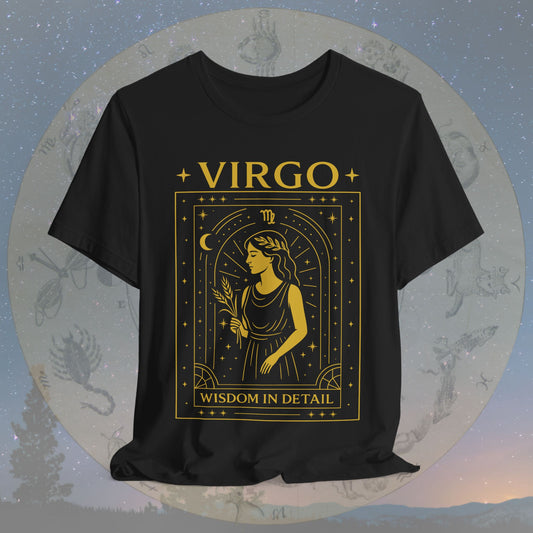 Elegant Wisdom in Detail Virgo T-Shirt
