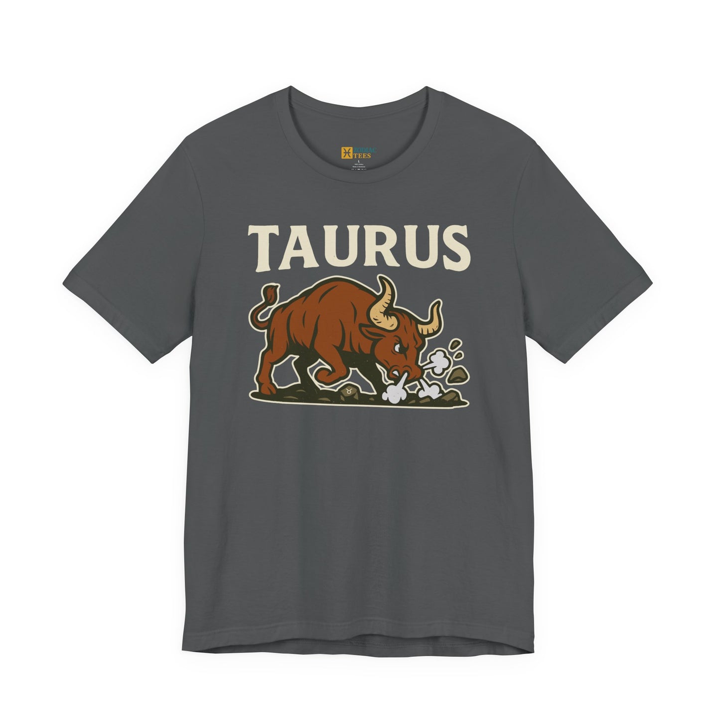 Taurus Strength T-Shirt – Bold Charging Bull Zodiac Tee