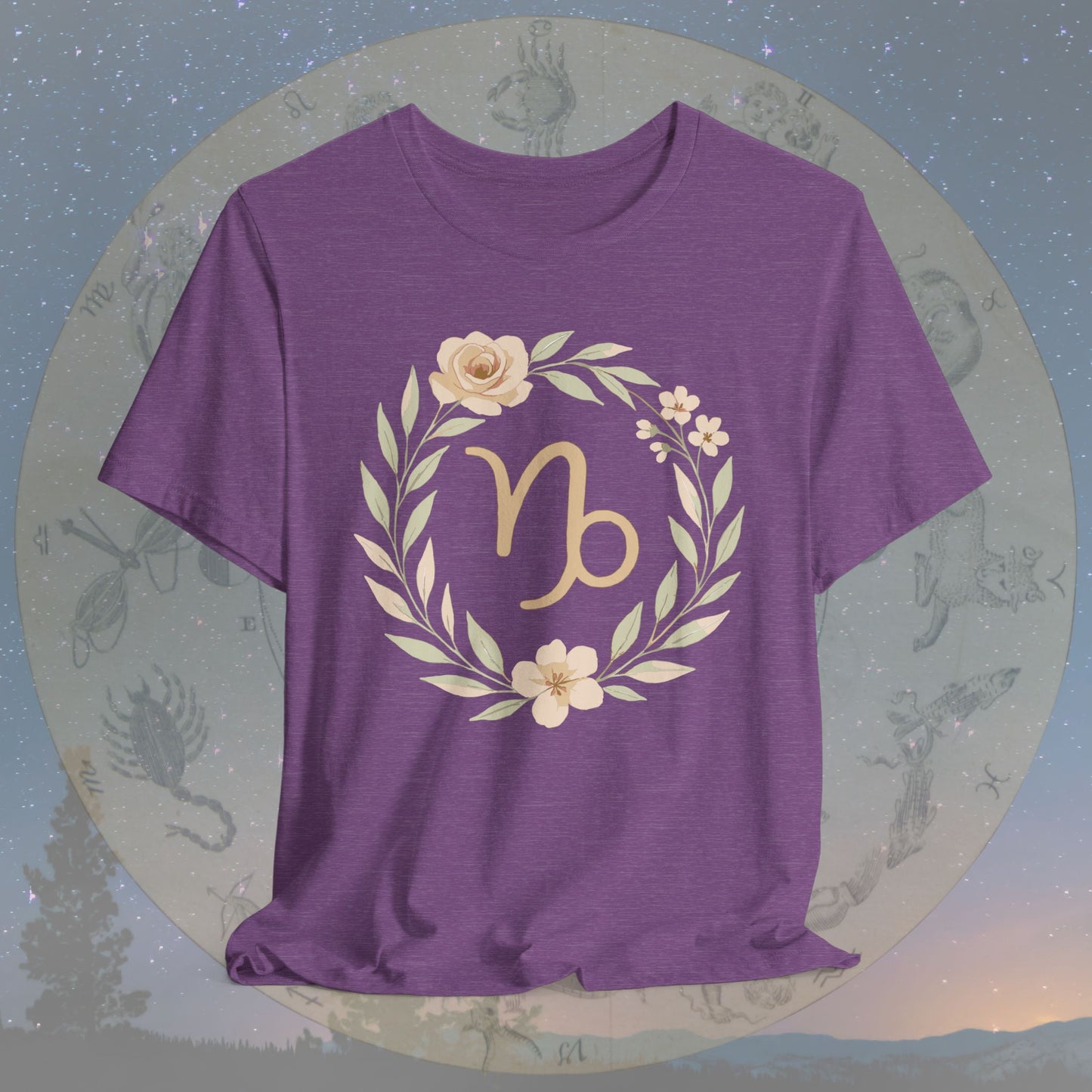 Elegant Earthly Grace Capricorn T-Shirt