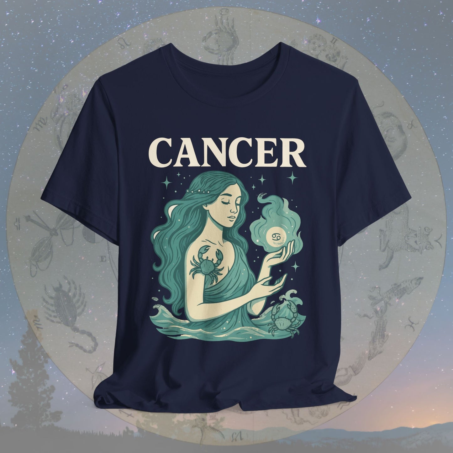 Calm Within the Waves Cancer T-Shirt