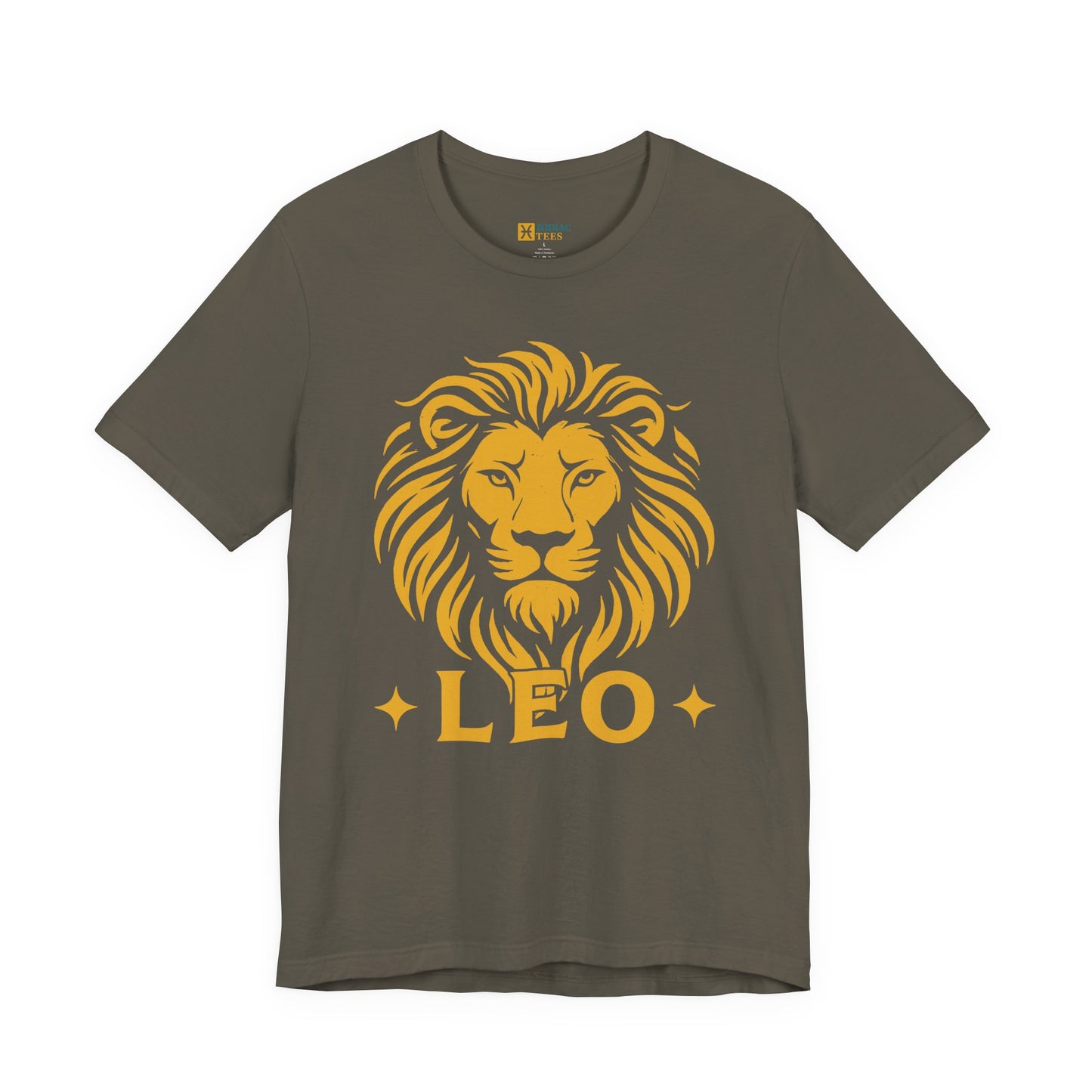 Leo Zodiac T-Shirt – Bold Lion Astrology Tee for Leo Sign
