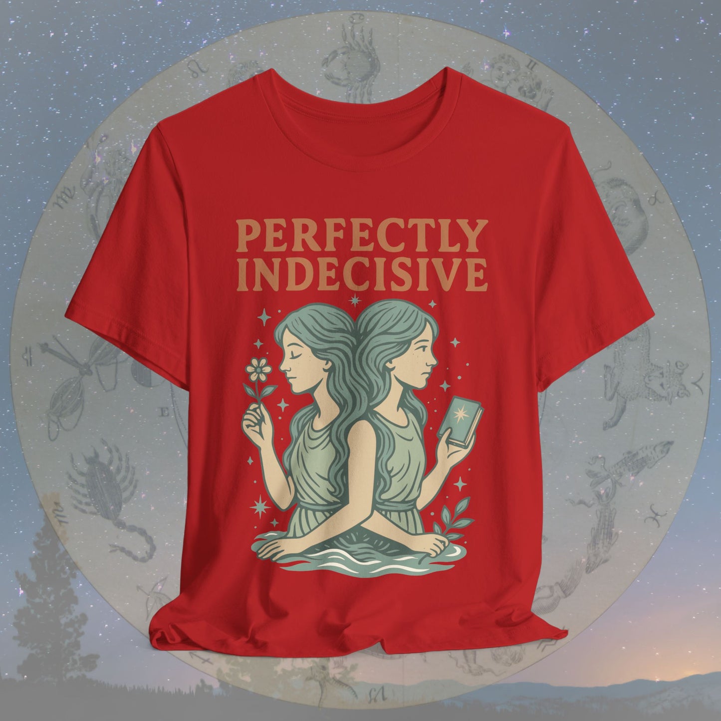 Charming Perfectly Indecisive Gemini T-Shirt