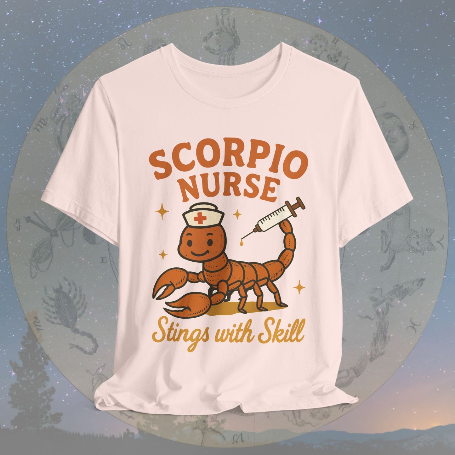 Stings with Skill Scorpio Nurse T-Shirt