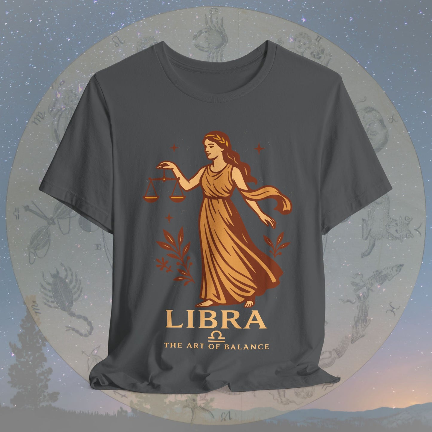 Elegant Art of Balance Libra T-Shirt