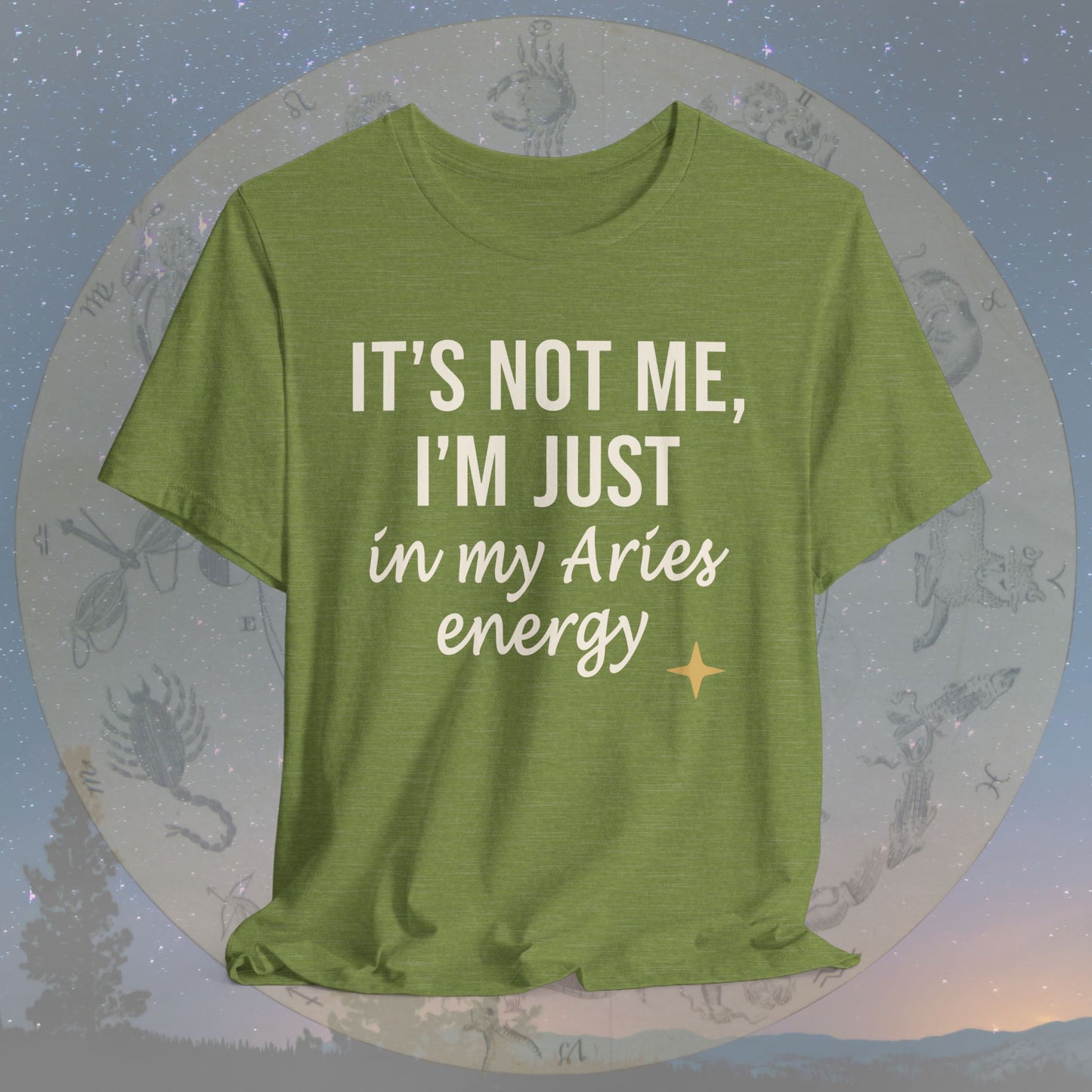 Confident Aries Cosmic Attitude T-Shirt