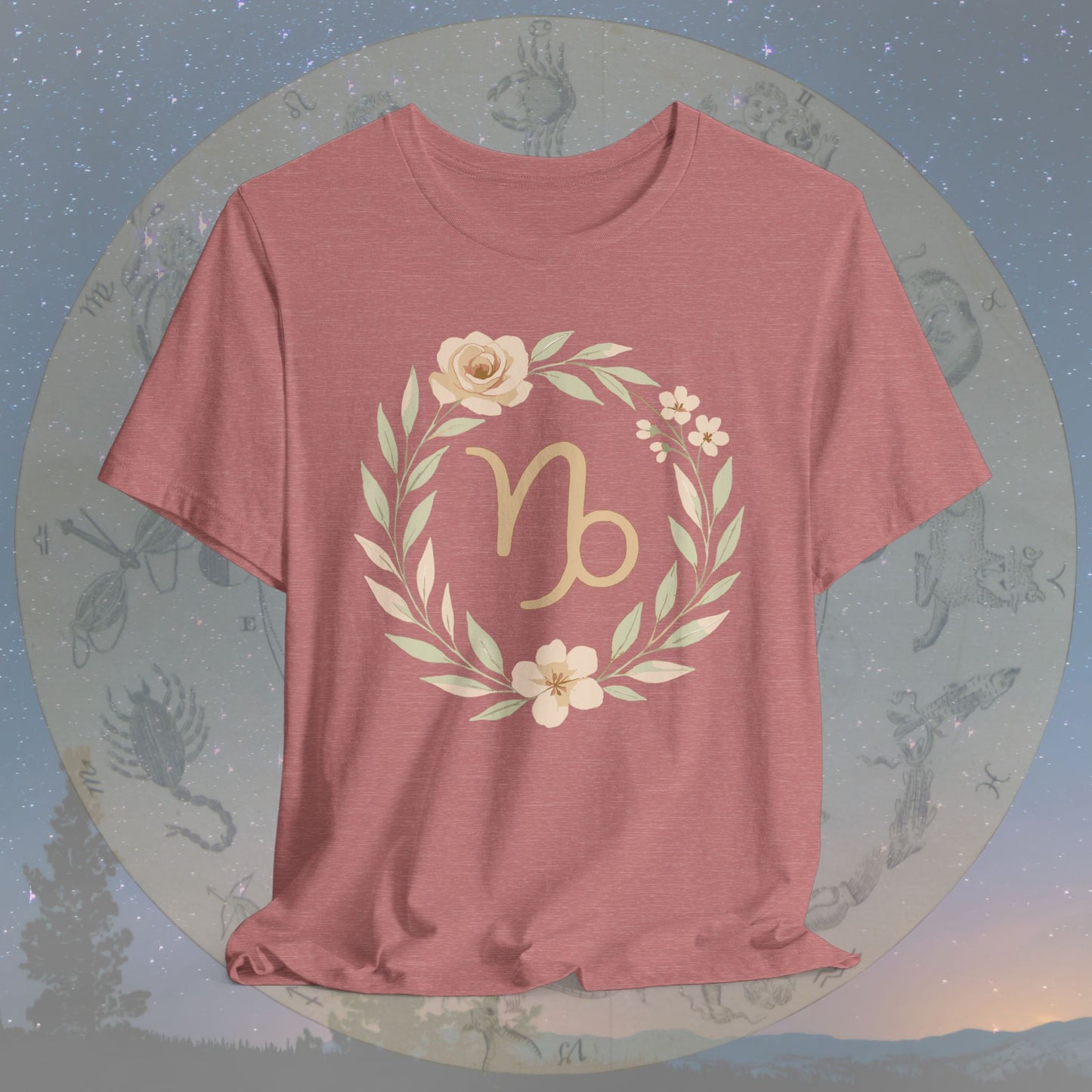 Elegant Earthly Grace Capricorn T-Shirt