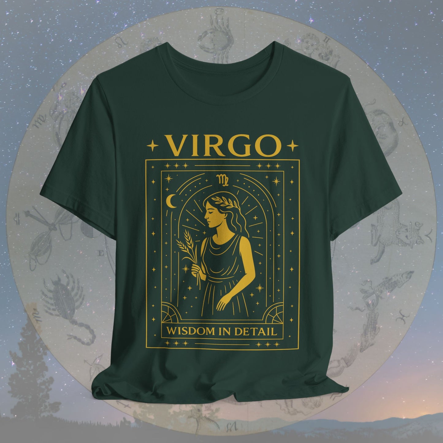 Elegant Wisdom in Detail Virgo T-Shirt