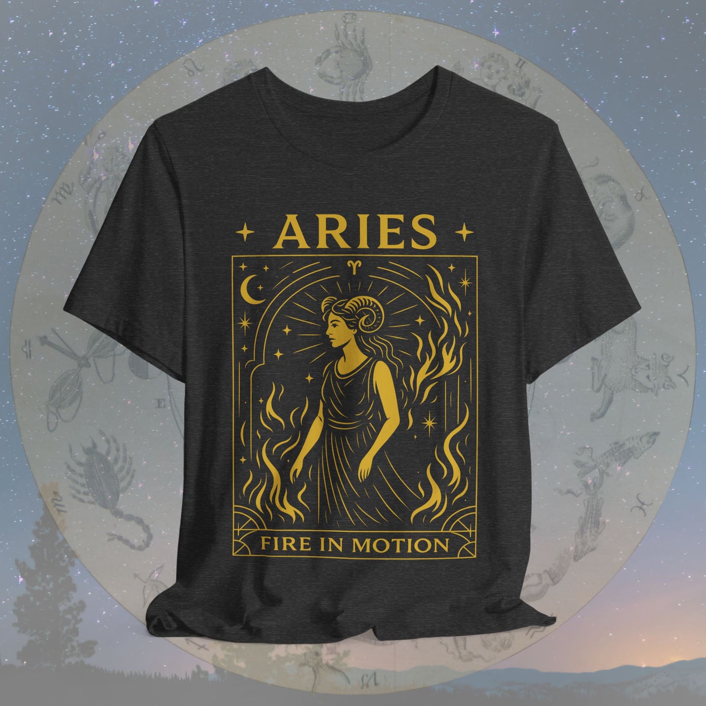 Bold Fire in Motion Aries T-Shirt