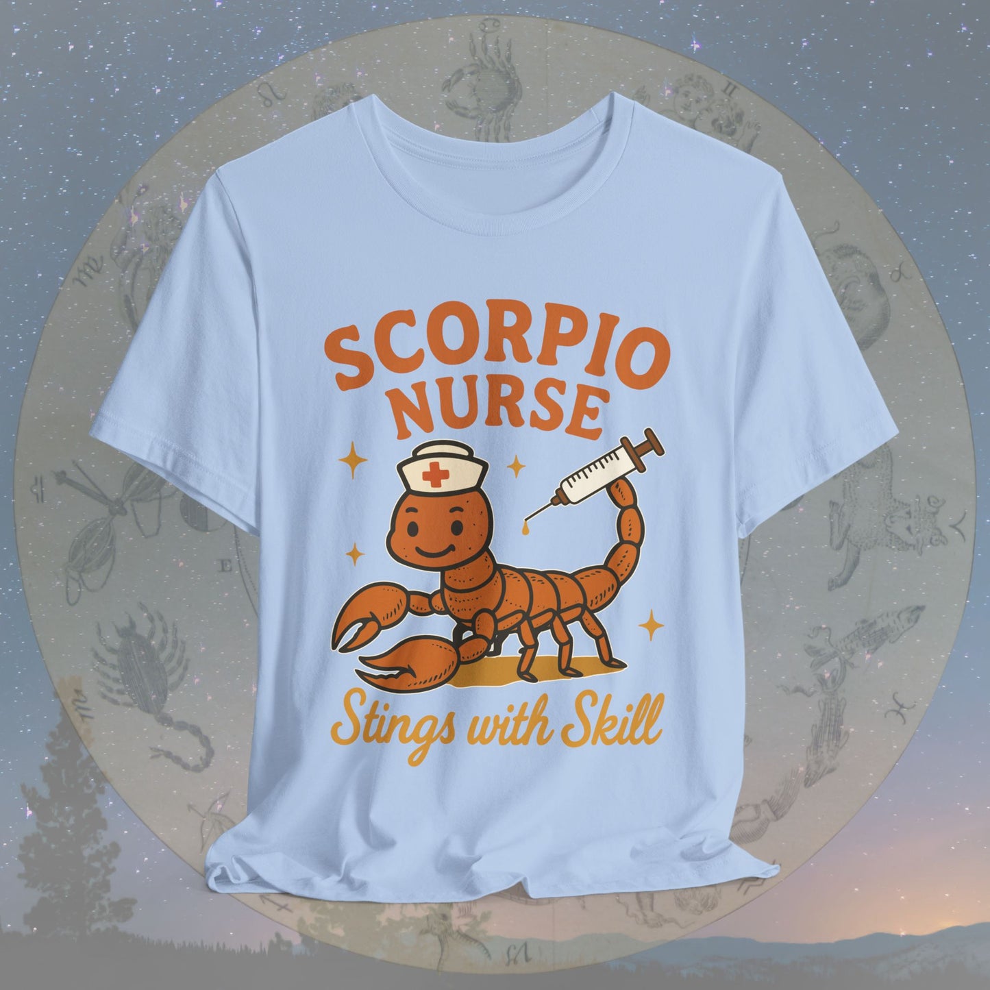 Stings with Skill Scorpio Nurse T-Shirt