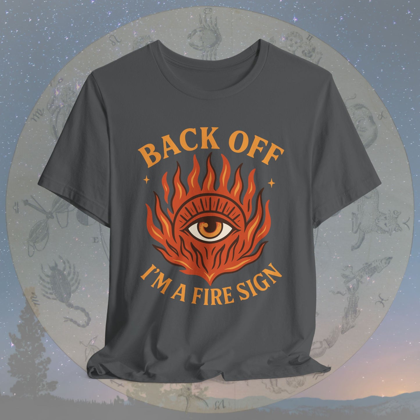 Fiery Attitude Fire Sign T-Shirt